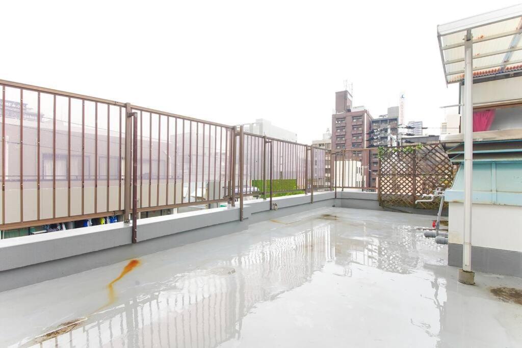 오사카 Sanacion Namba 難波千日前の5Ldk120平米 駅徒歩2分 広々バルコニーでバーベキューも可能 아파트 외부 사진